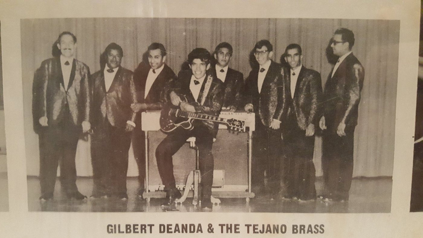 Gilbert DeAnda and The Tejano Brass publicity photograph